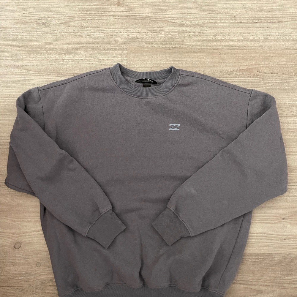Billabong Men's Charcoal Crewneck Sweater